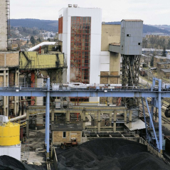 Zlín (Czech rep.) – 30 MW, 125 t/h - View on boiler house