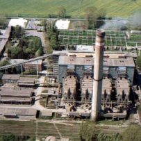 Oroszlány K3 (Maďarsko) - 230 t/h - pohľad na elektráreň
